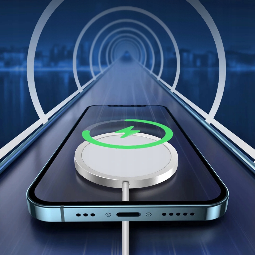 ŁADOWARKA INDUKCYJNA BEZPRZEWODOWA DO IPHONE MAGSAFE APPLE KOMPLET 20W QI Stan opakowania oryginalne