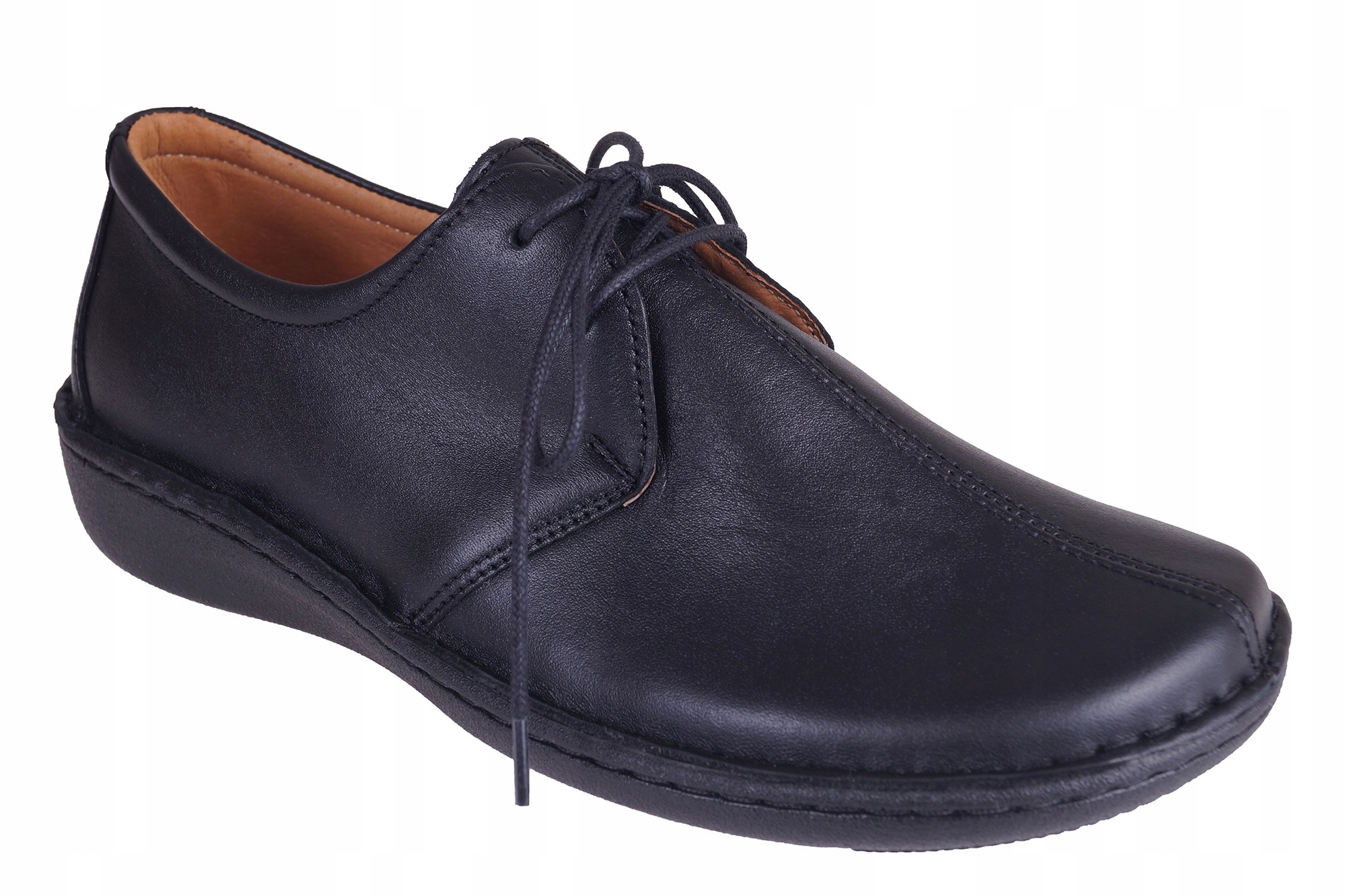 PÓŁBUTY SKÓRZANE WIELBUT 160 CZARNE 37