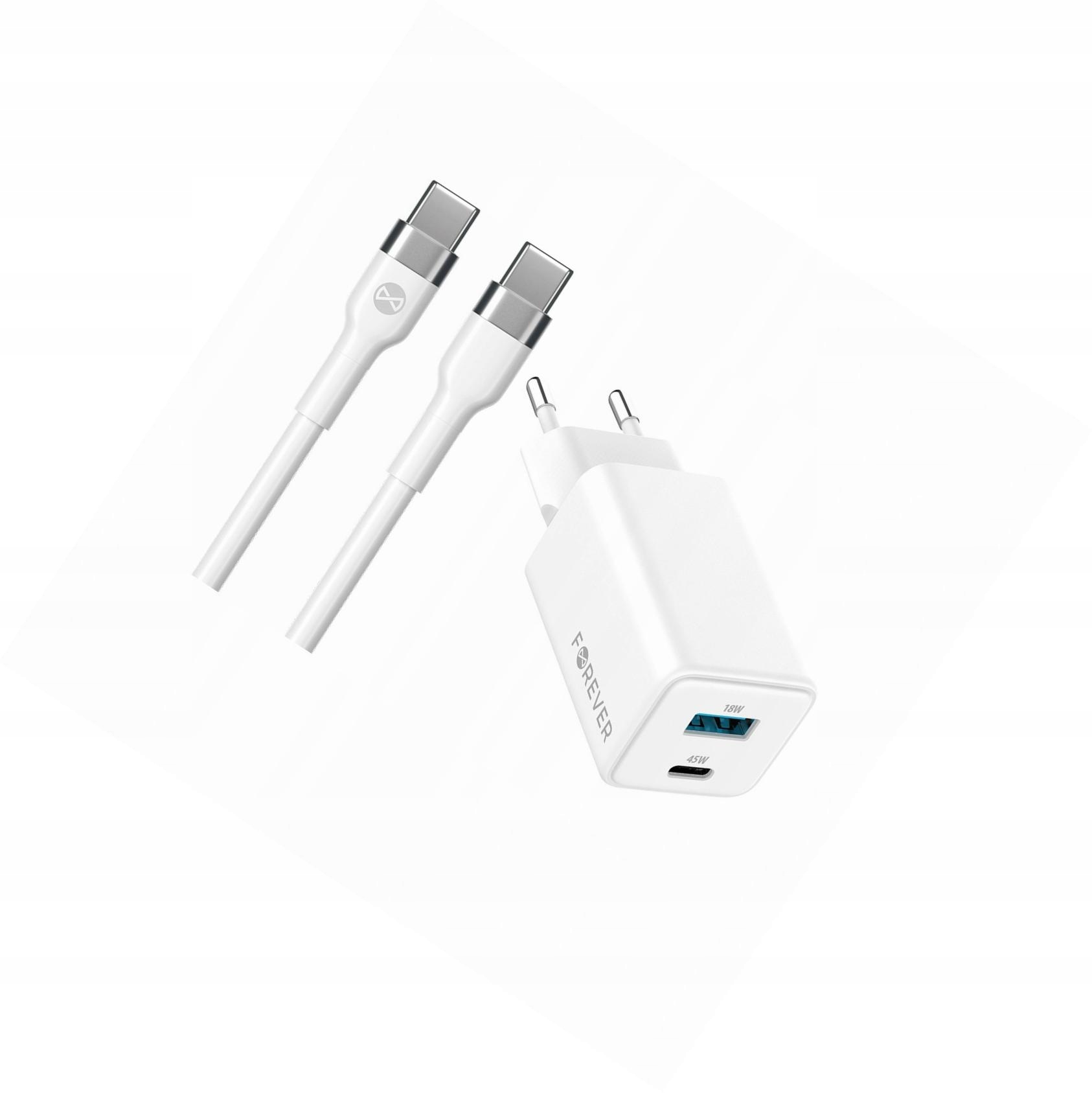 Szybka ładowarka GaN 45W Usb-c z kablem do Samsung Galaxy A57 5G