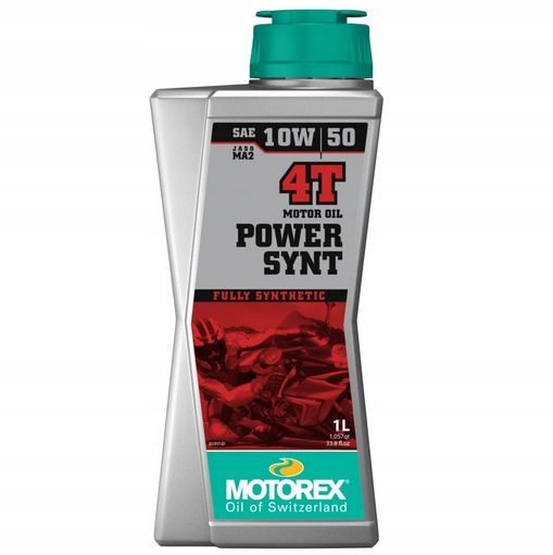 

Motorex Power Synt 4T 10W50 1L Olej Jaso MA2