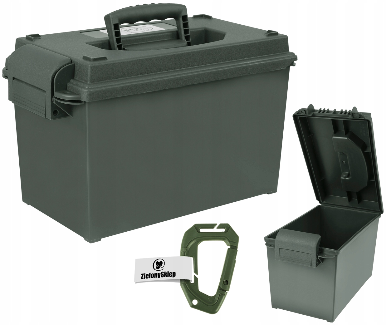 Wojskowa Skrzynka na Amunicję Ammo Box Wodoodporna +gr.