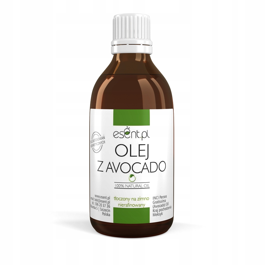 

Olej z Awokado 250 ml Nierafinowany, zimnotłoczony
