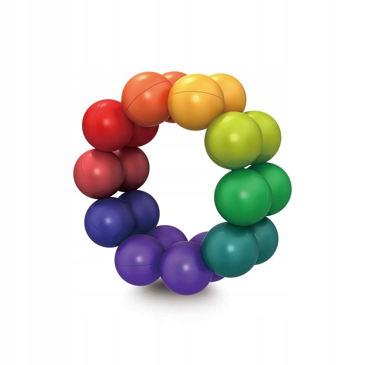 MAGICZNA KOSTKA KULKI ŁAMIGŁÓWKA UKŁADANKA LOGICZNA Marka Mega Creative