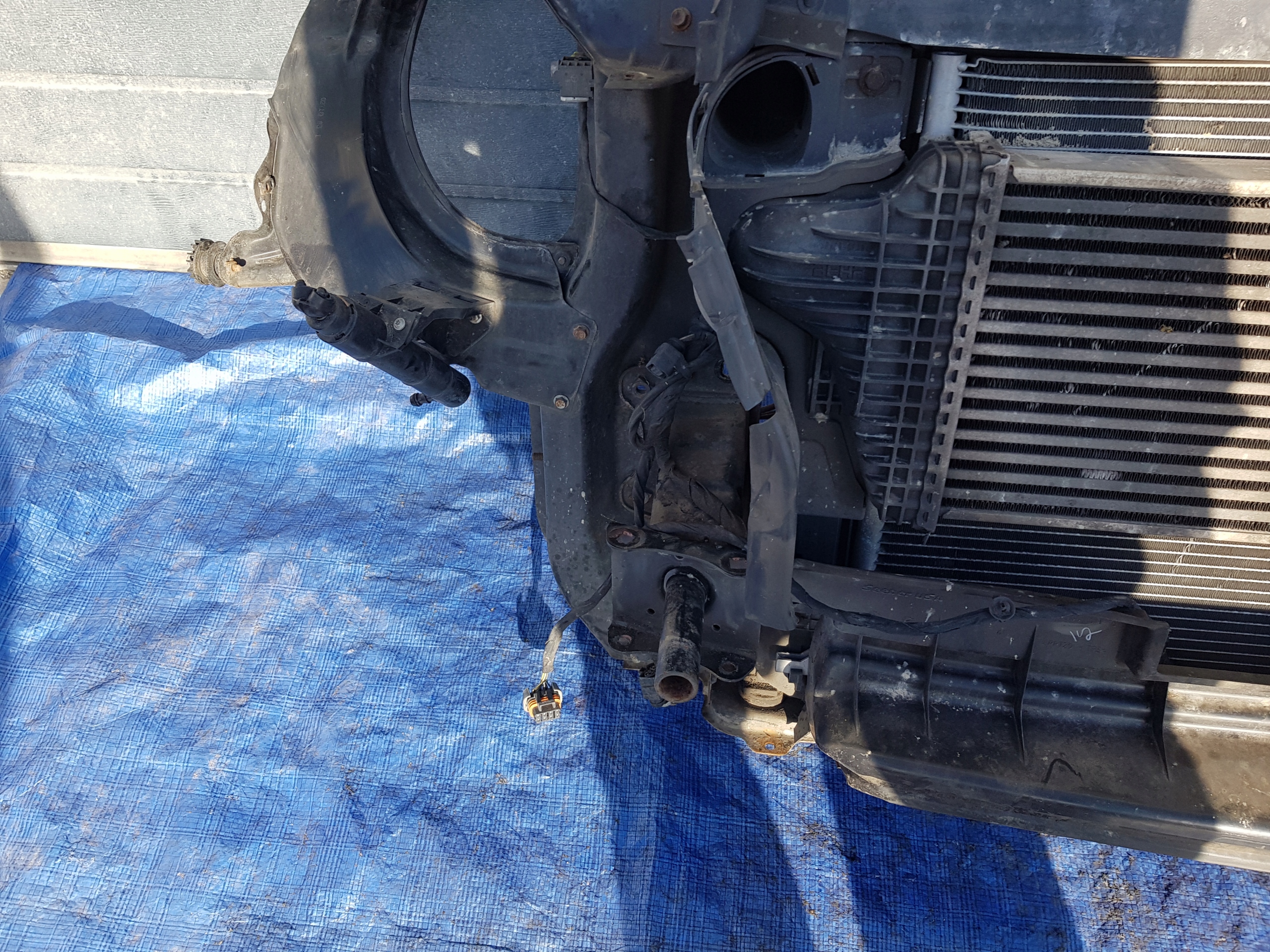 support panel for radiators radiator MERCEDES ML W164 GL X164 3.0 V6 CDI