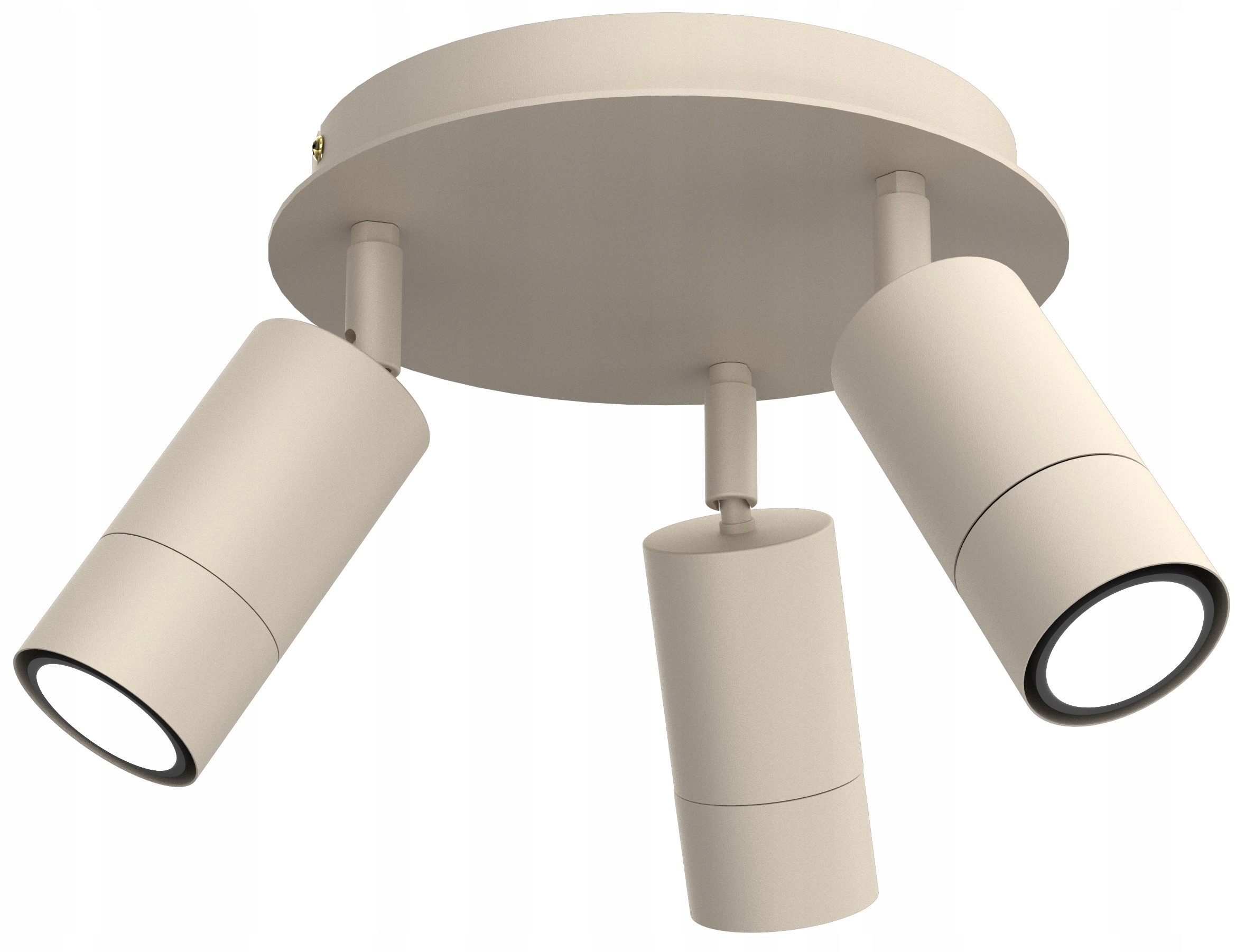 Stropná lampa Spot Link Béžová 3xGU10 pohyblivé tienidlá tuby béžová glamour