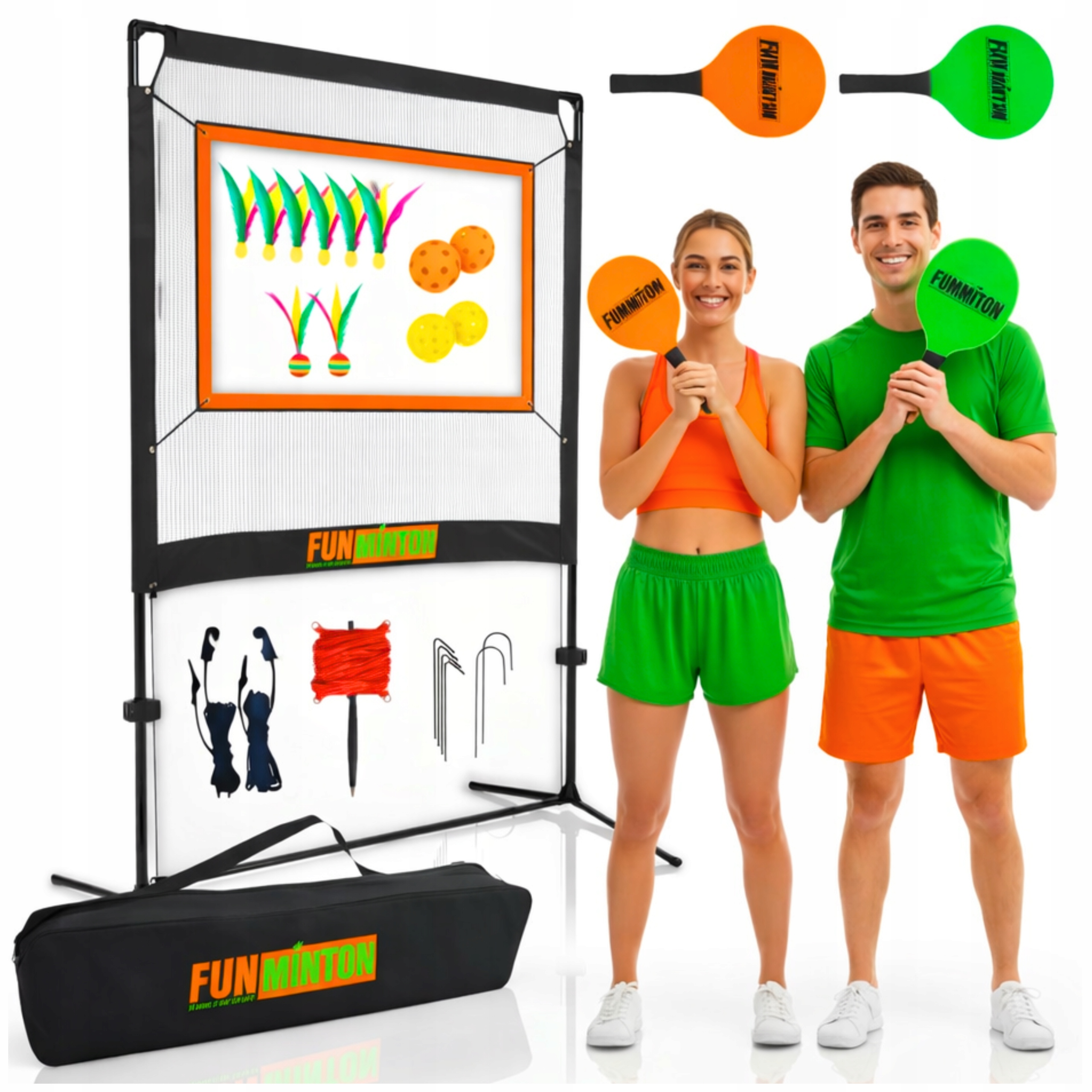 Gra Rodzinna Zręcznościowa Sportowa Urodzinowy Funminton Zestaw28w1