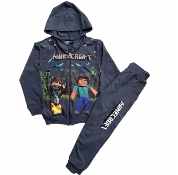 

Kids Wear Dres kaptur suwak Minecrat 176/13-14 lat