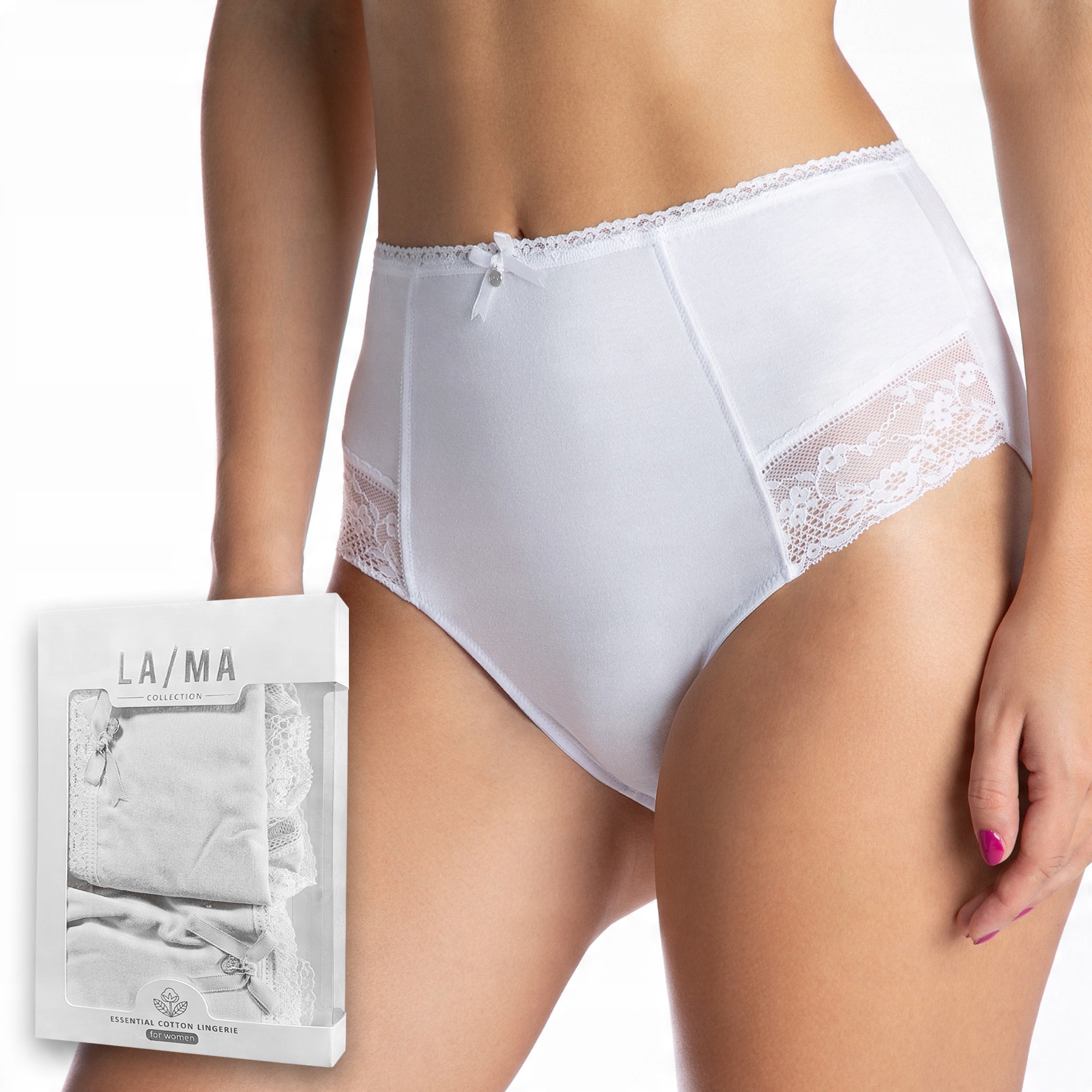 

Lama figi damskie wysoki stan 4000MD01 2-pak XL