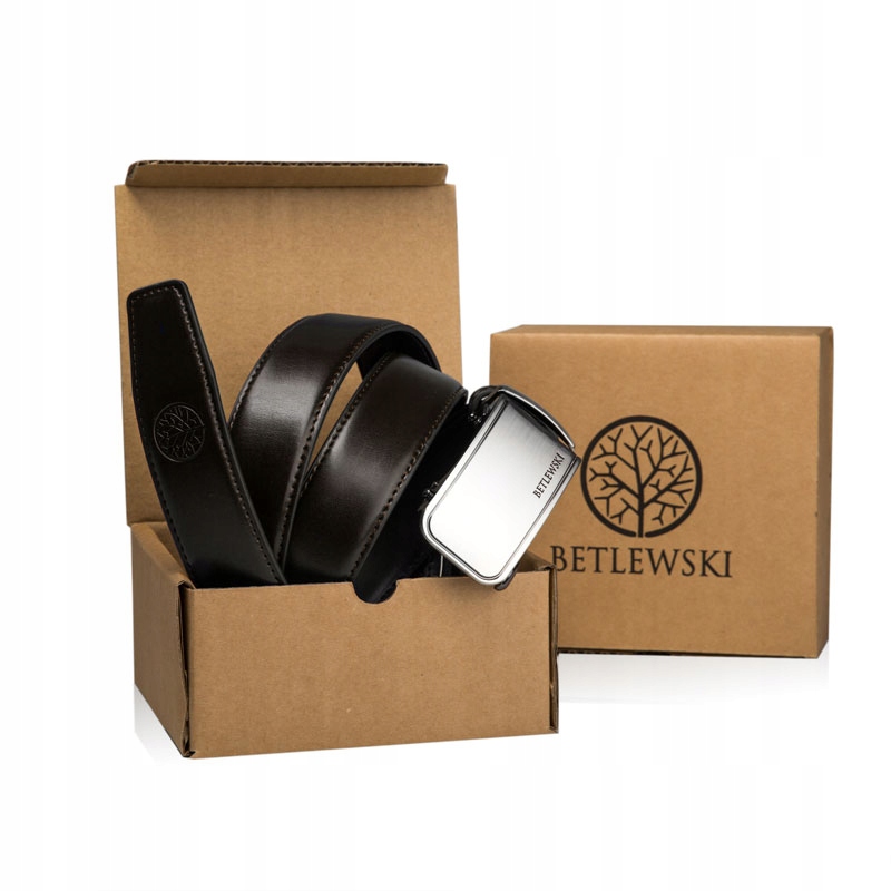 PASEK SKÓRZANY MĘSKI AUTOMAT KLAMRA PAS BETLEWSKI EAN (GTIN) 5907538213320