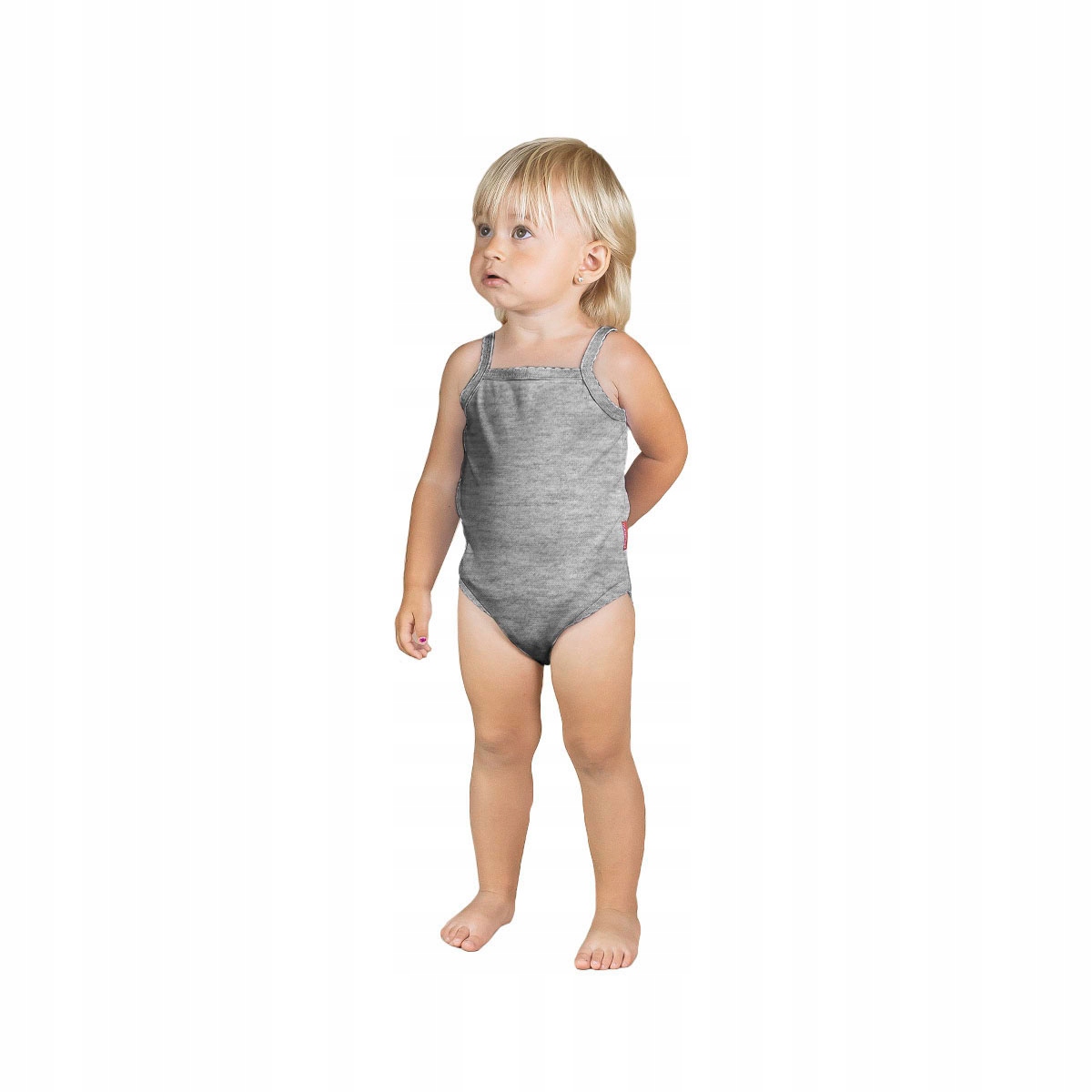

Body Gładkie 100% Bawełny Ramiączka Ramka Grey 104