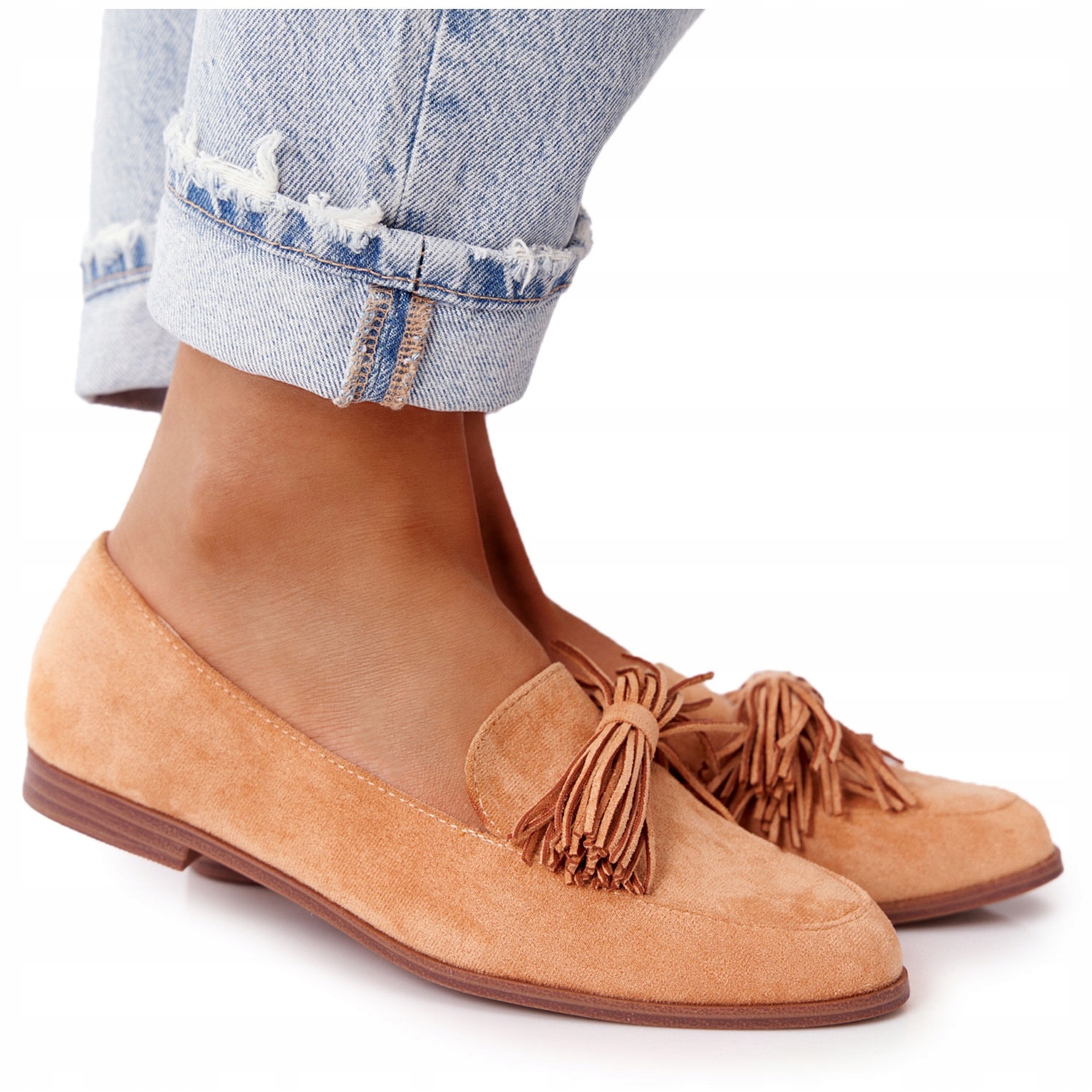 

Brązowe Skóra ekologiczna Buty Kobiety Eve r.38