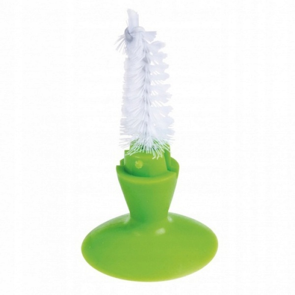 SZCZOTKA Z GĄBKĄ DO MYCIA BUTELEK I SMOCZKÓW Babyono zielona Rodzaj szczotka