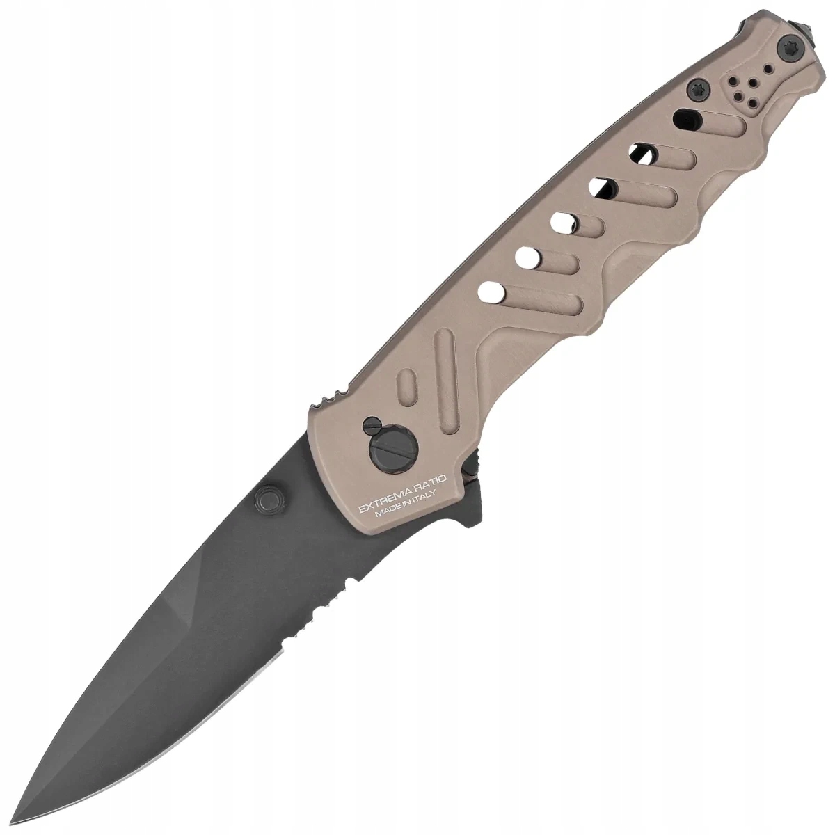 Nůž Edc Extrema Ratio Caimano Nero N.a. Aluminium MIL-C N690