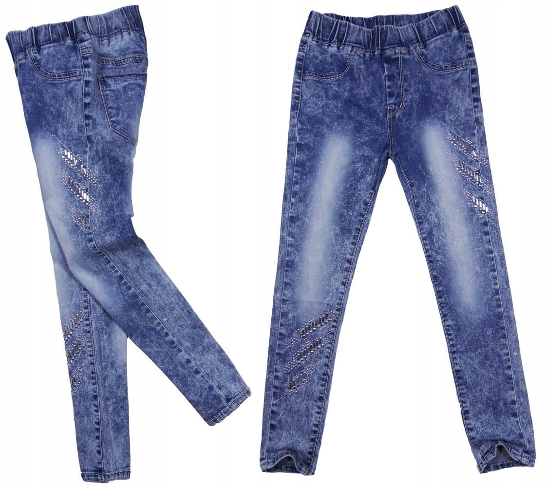

Legginsy jeans marmurek 074 Malwina 8Y tregginsy