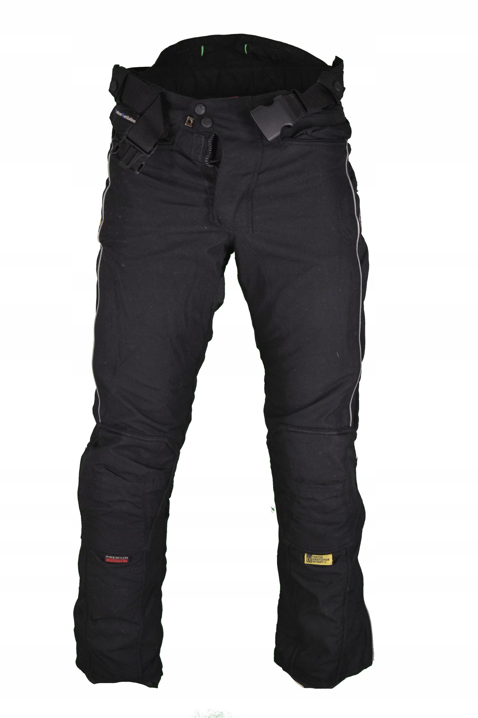 POLO MĘSKIE SPODNIE MOTOCYKLOWE TEKSTYLNE NA QUADA PROTEKTORY M