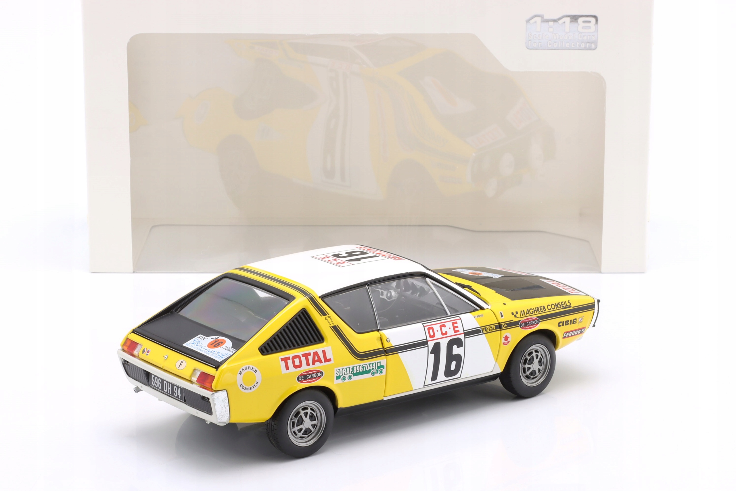 SOLIDO RENAULT 17 GORDINI #16 Prive 6th Rallye Morocco 1976 1:18 s1803709 Kod producenta S1803709