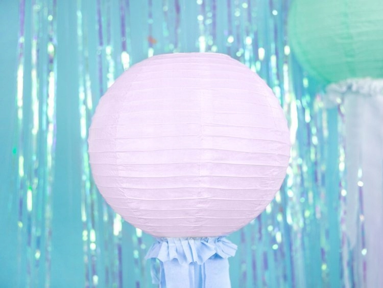 LAMPION PAPIEROWY KULA J. RÓŻOWY 35 CM Marka Party Deco