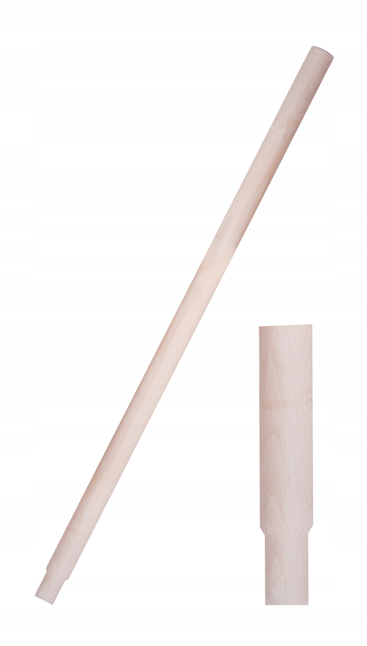 

Gruby kij drewniany trzonek do ulicówki 130 cm Pl