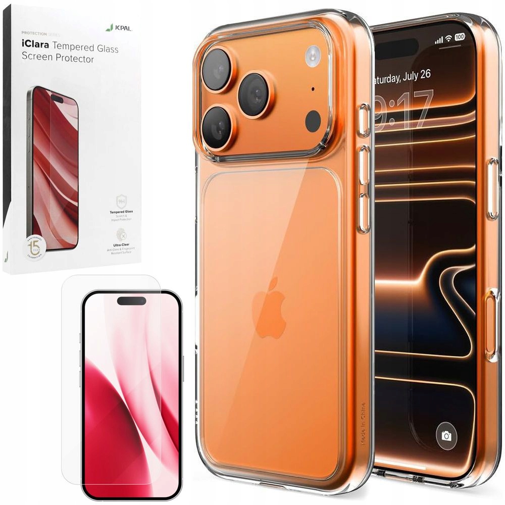 Pouzdro Jcpal DualPro Case Sklo Jcpal iClara pro Apple iPhone 17 Pro Max