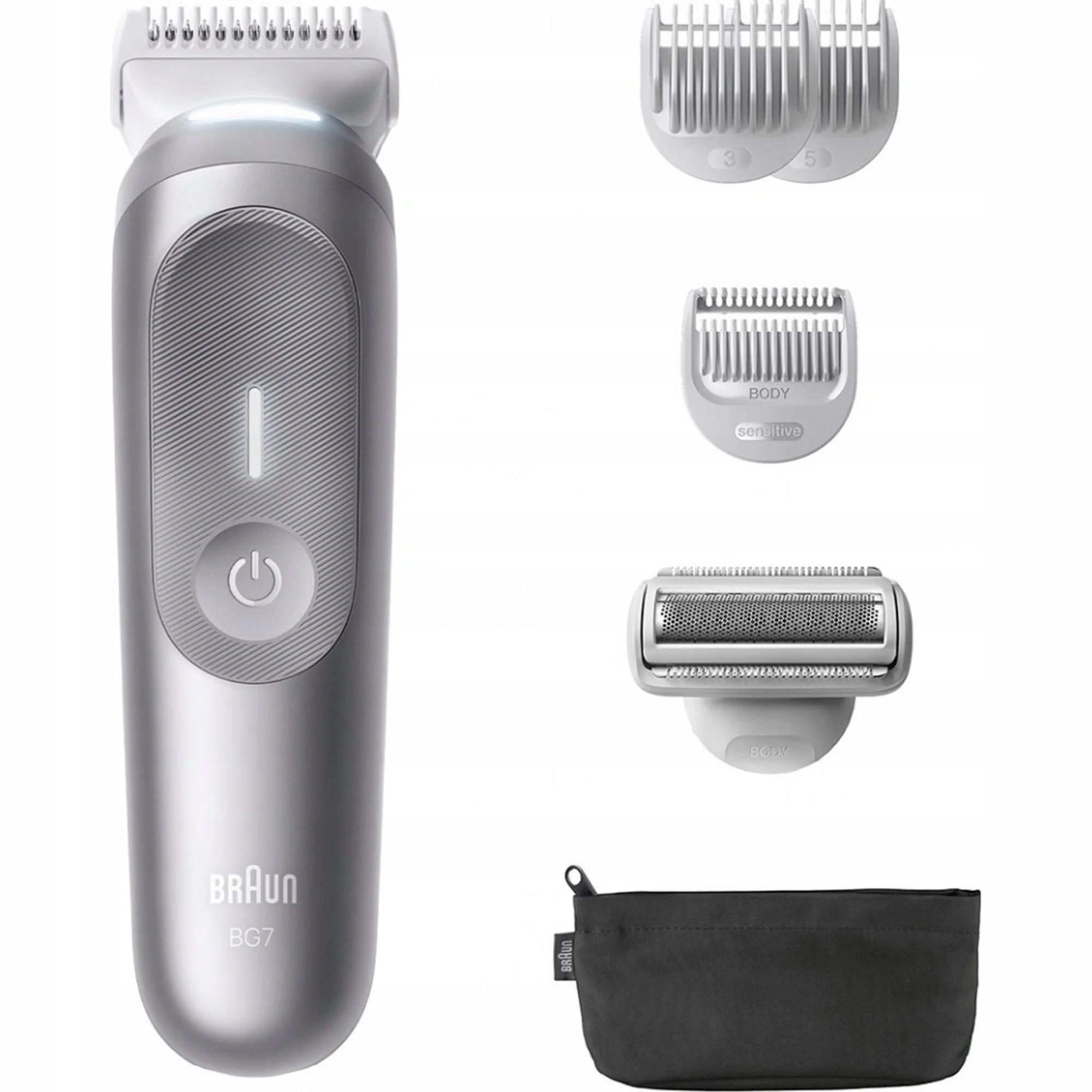 Braun BG7550 tělový zastřihovač, 4 nástavce, 100% omyvatelný, …