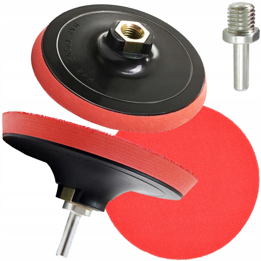 

Tarcza gumowa z rzepem dysk 115mm M14 adapter
