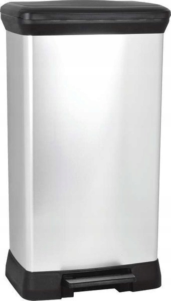 

Curver Kosz na śmieci Deco Bin 50l srebrny