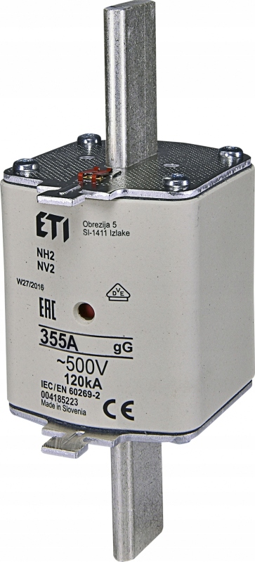 

Wkładka Bezpiecznikowa NH2 Gg 125A/500V 004185241