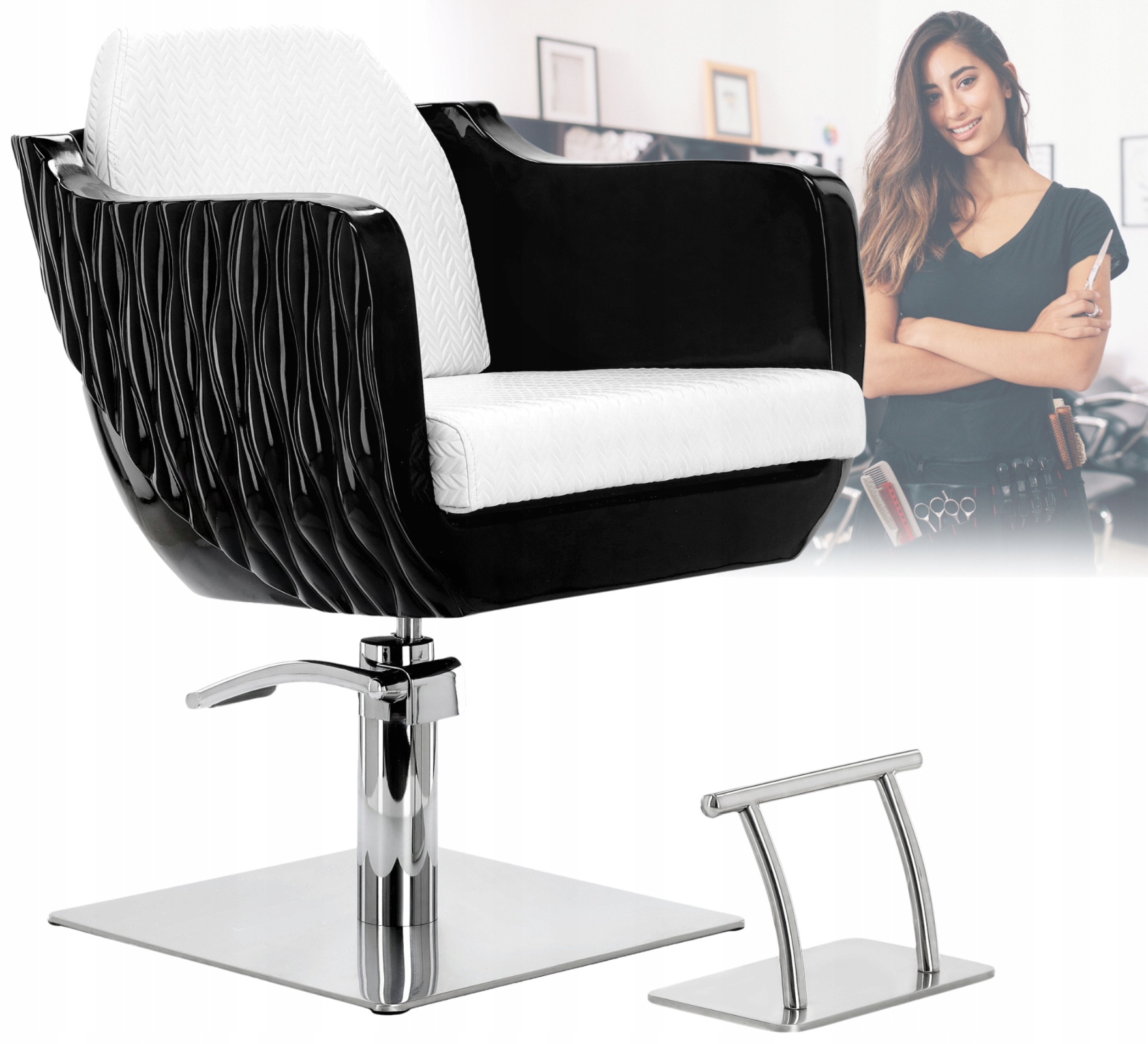 Hydraulické barberské kadeřnické křeslo pro kadeřnický salon