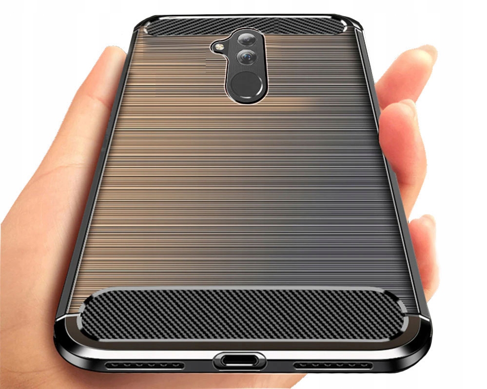 

Etui do Huawei Mate 20 LITE+Szkło Pancerne Karbon