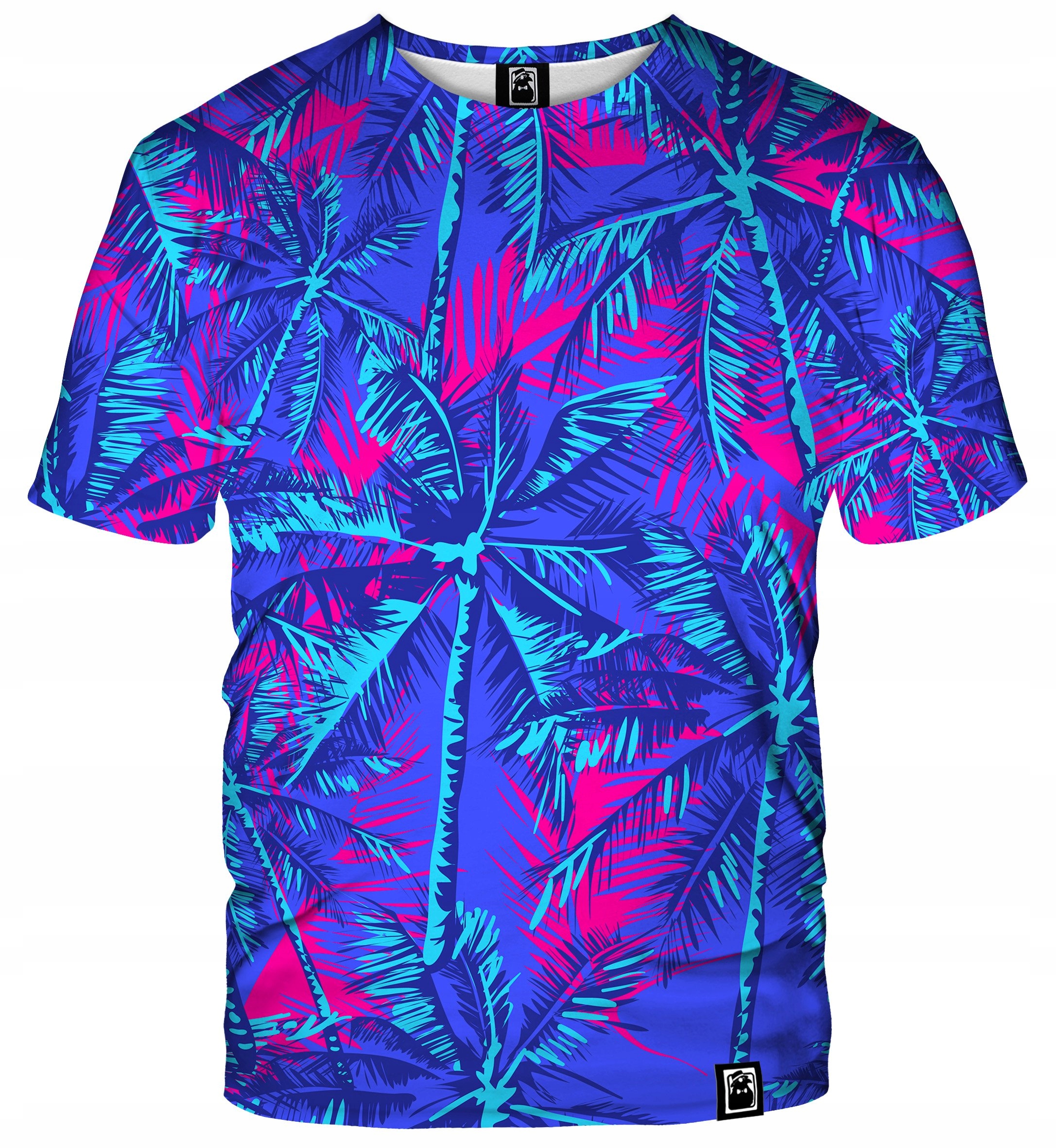

T-Shirt Neon Palms Blue M Dr.Crow