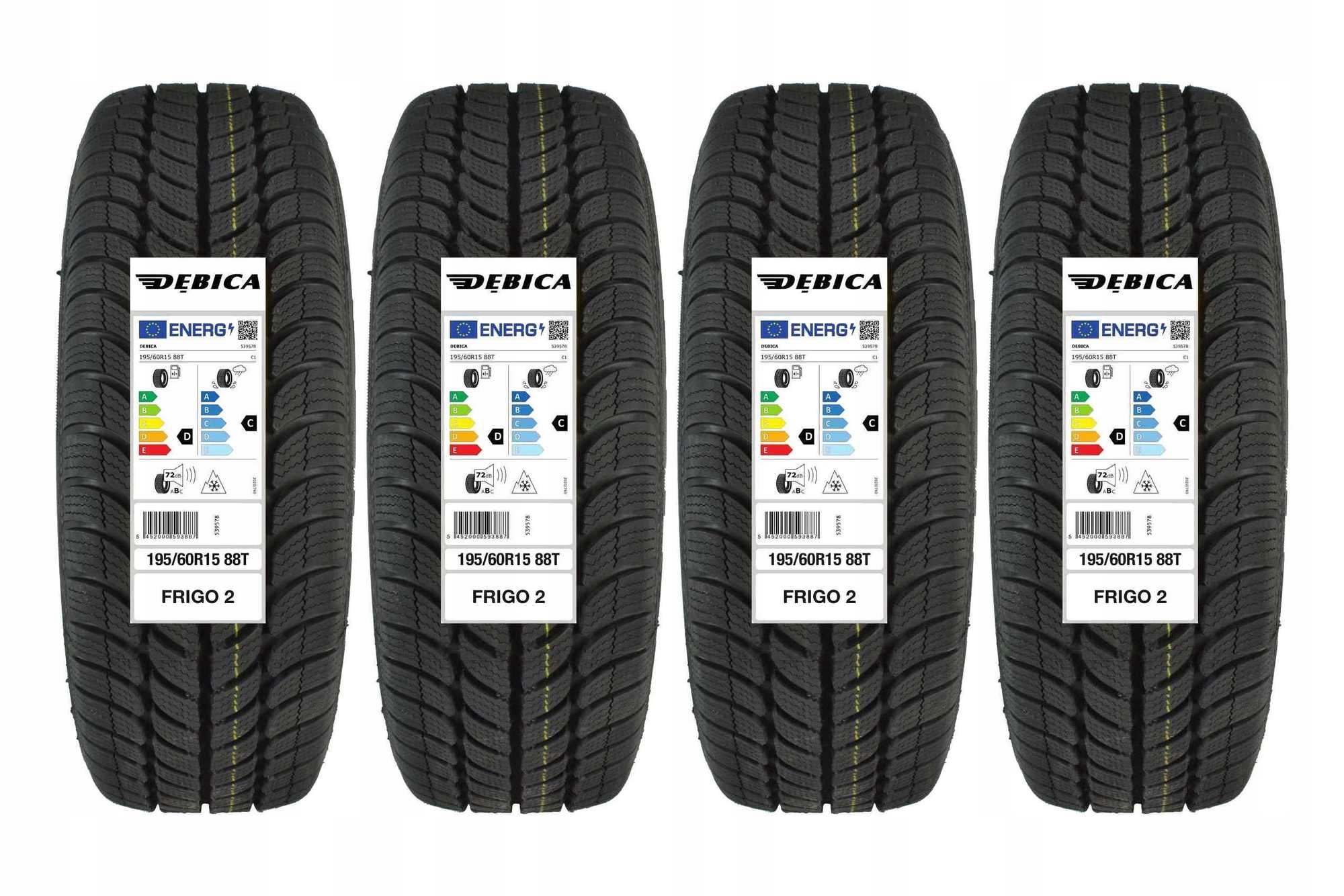 

4 Opony zimowe 195/60R15 Dębica Frigo 2