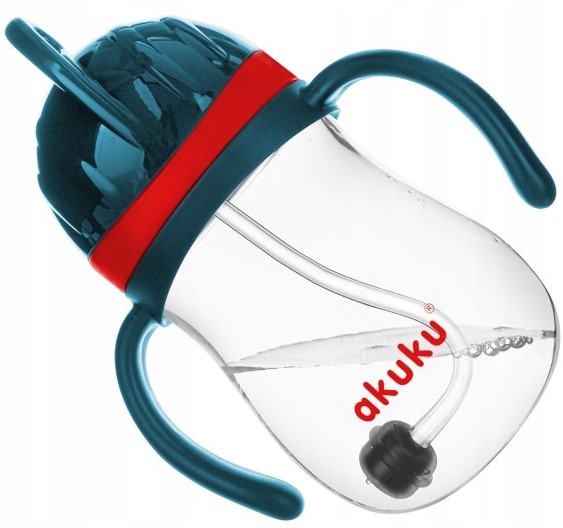 

Akuku Bidon Ze Słomką I Odważnikiem Blue/red A0164