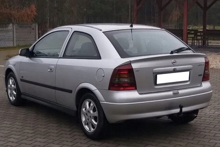 OPEL ASTRA2 G II 1998-2009 HATCHBACK+SEDAN 3/4/5d HTB HAK HOLOWNICZY+WIĄZKA Nacisk na kulę 75 kg