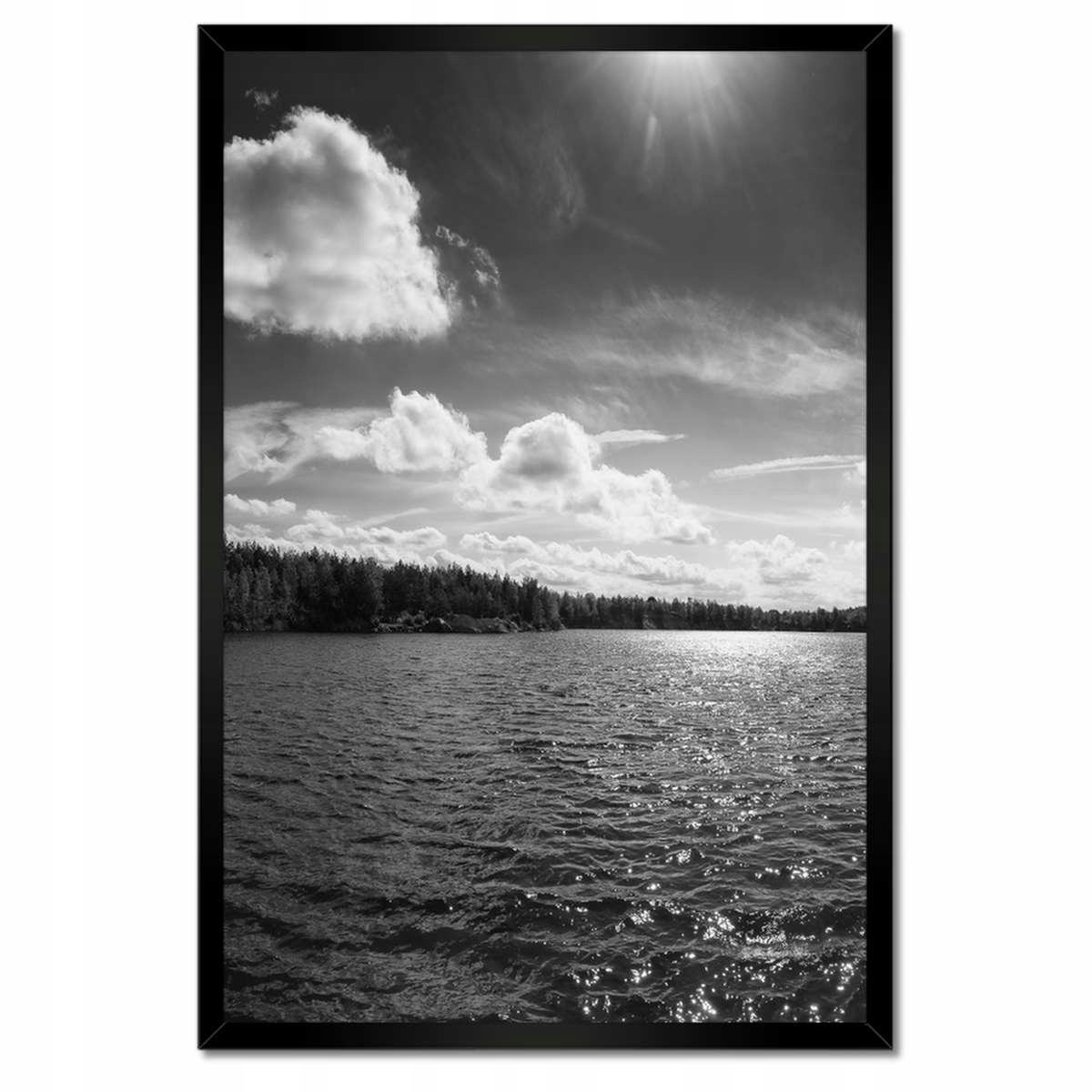 Plakáty v rámu 40x60 Krásné letní jezero