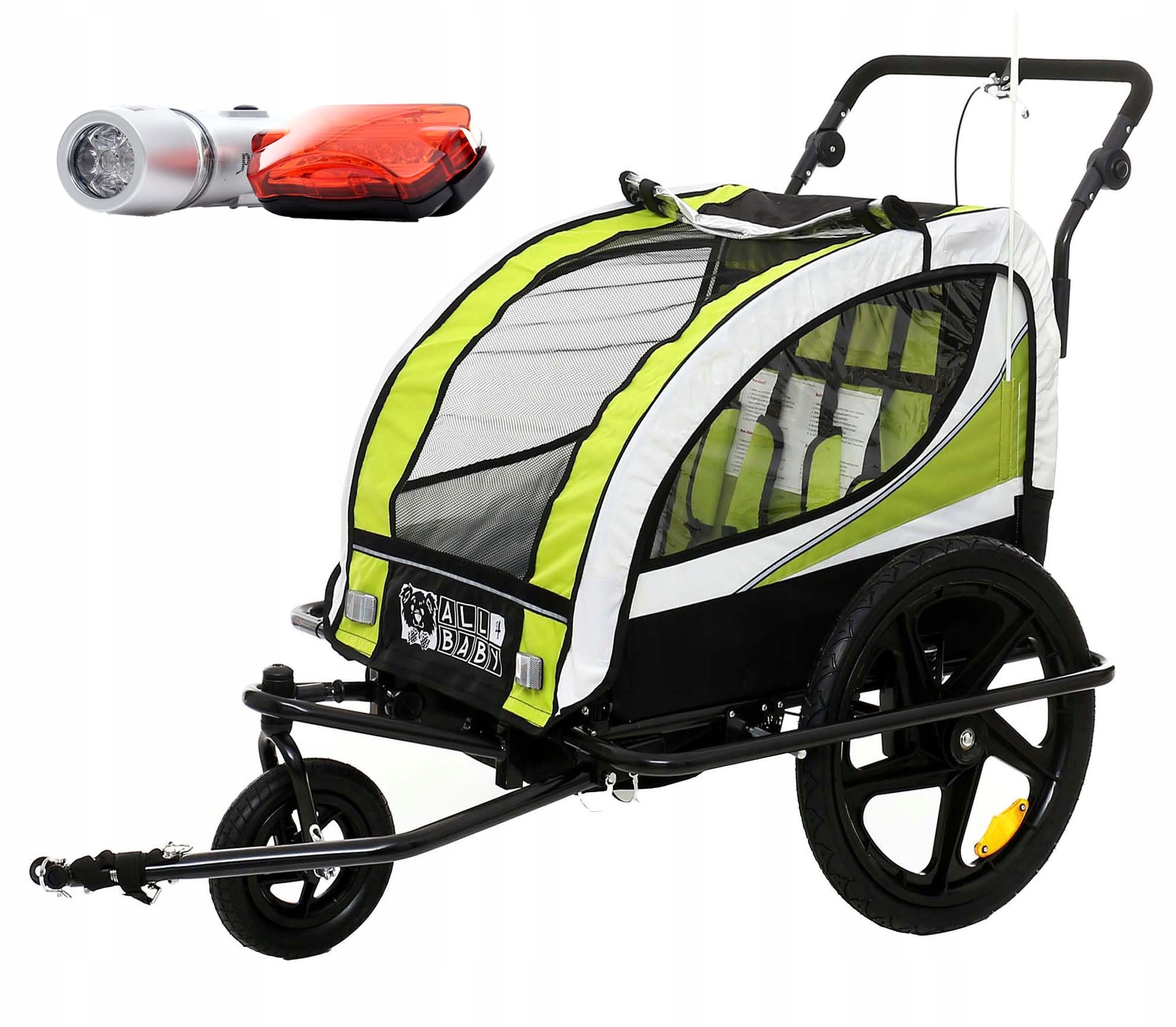 

Przyczepa Do Roweru Jogger ALL4BABY 2w1 2 Kolory 4