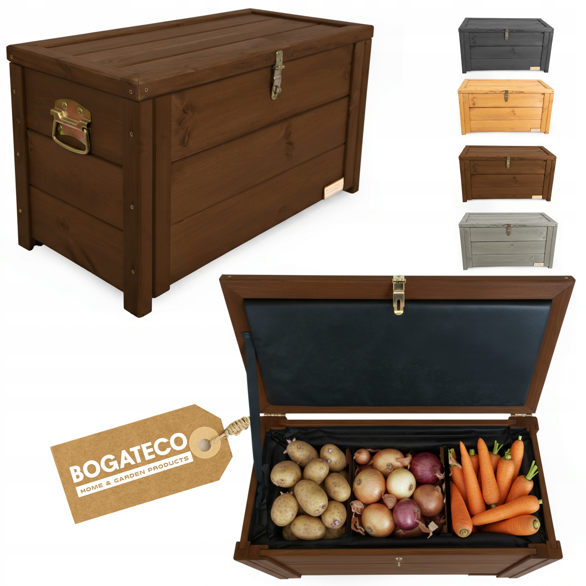 Box Na Skladování Zeleniny Ovoce, Izolovaný, Nastavitelné Přepážky