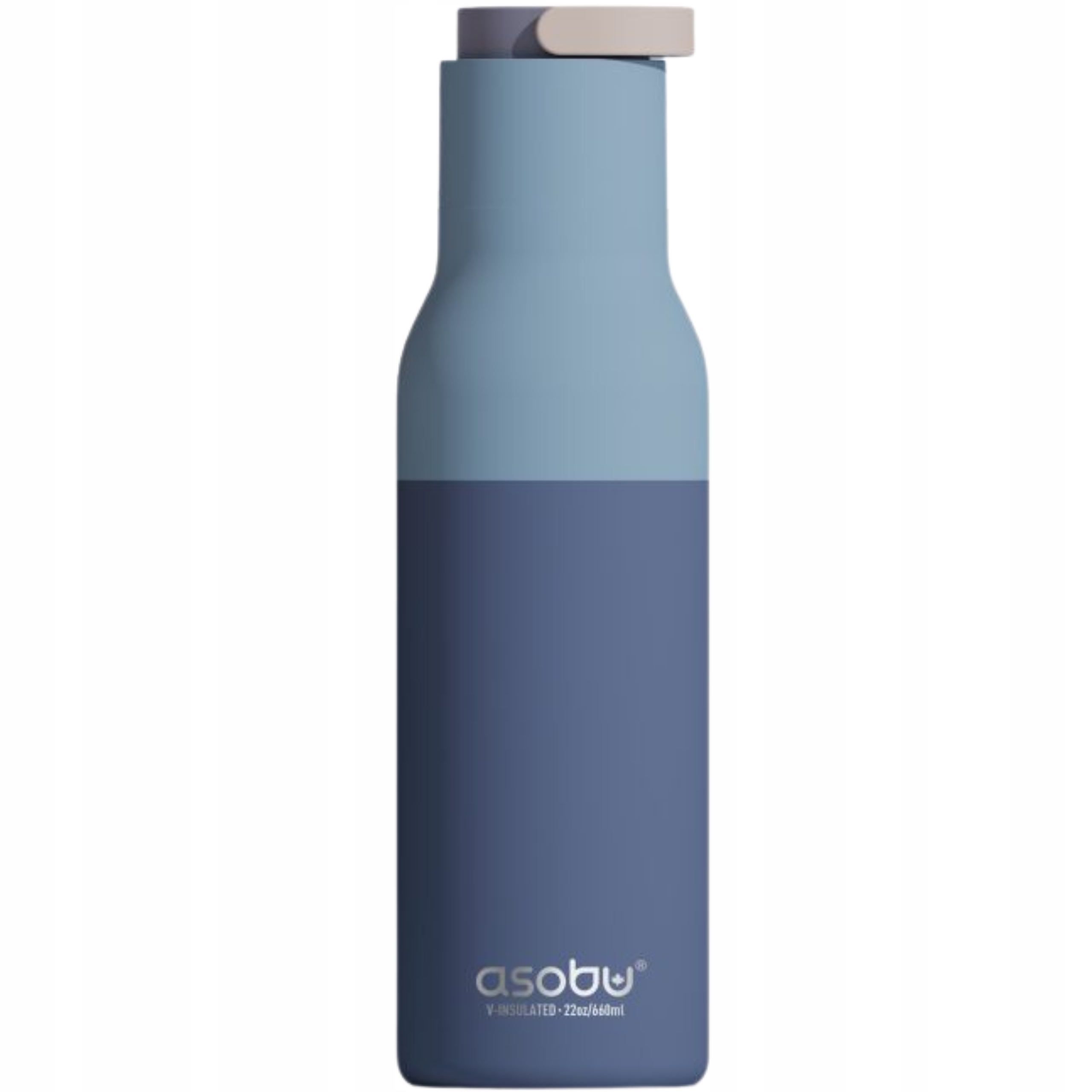 Termohrnek Termoska s rukojetí a brčkem Asobu 600 ml Láhev na kávu