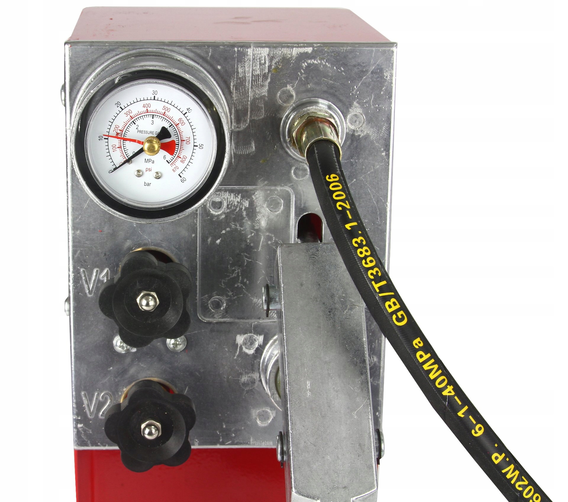 POMPA KONTROLNA DO PRÓB CIŚNIENIOWYCH 0-50KG 45ML 12L Rodzaj pompa kontrolna