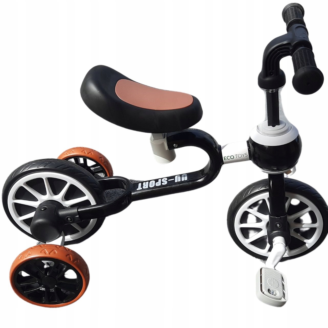 ROWEREK BIEGOWY DLA DZIECKA 4w1 Z PEDAŁAMI KÓŁKA BOCZNE REGULOWANY ROWER Płeć produkt uniseks