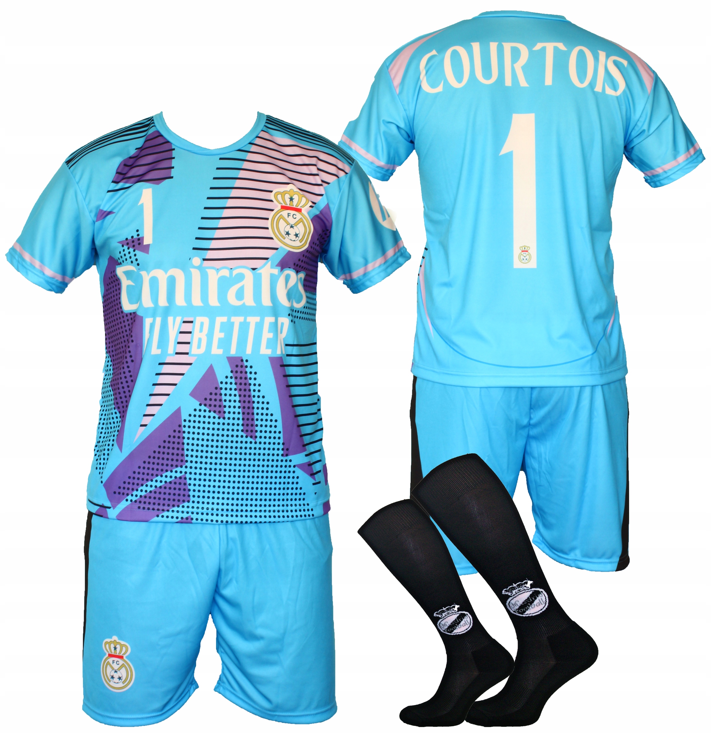 Courtois komplet strój piłkarski Bg 140