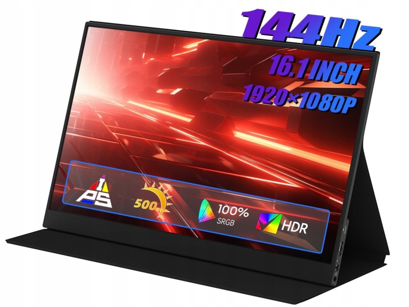 Monitor Zeuslap P16A 16" 1920x1080px Ips 144Hz 3 ms