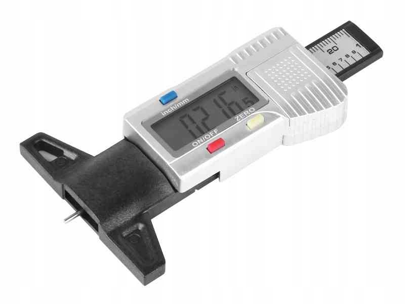 Miernik bieżnika opony, cyfrowy