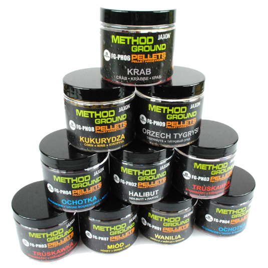 10x zestaw Pellet Haczykowy 8mm method Jaxon mix
