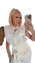 Kombinéza Elaris Beige Just Unique Béžová Xs/s