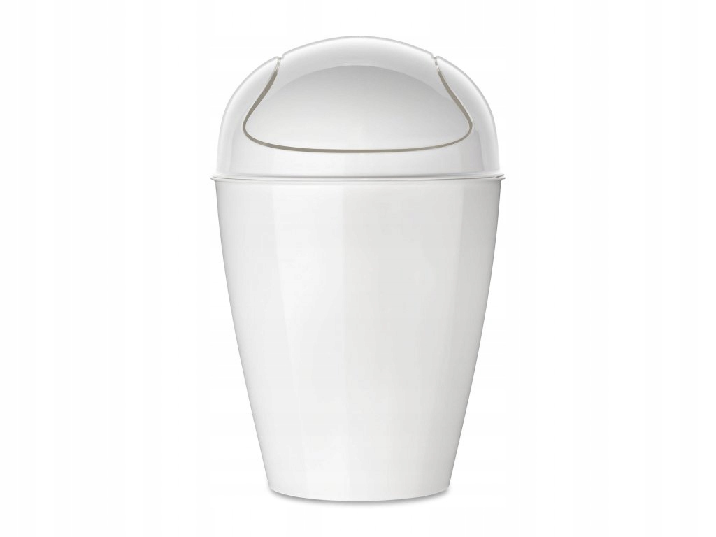 Levně Odpadkový koš Del M, 12 l, bílý, Koziol, bílý