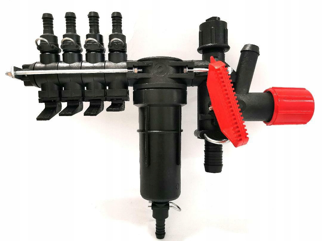 Rozdělovač Regulačního Ventilu 4 Sekční Postřikovač Polský Výrobek