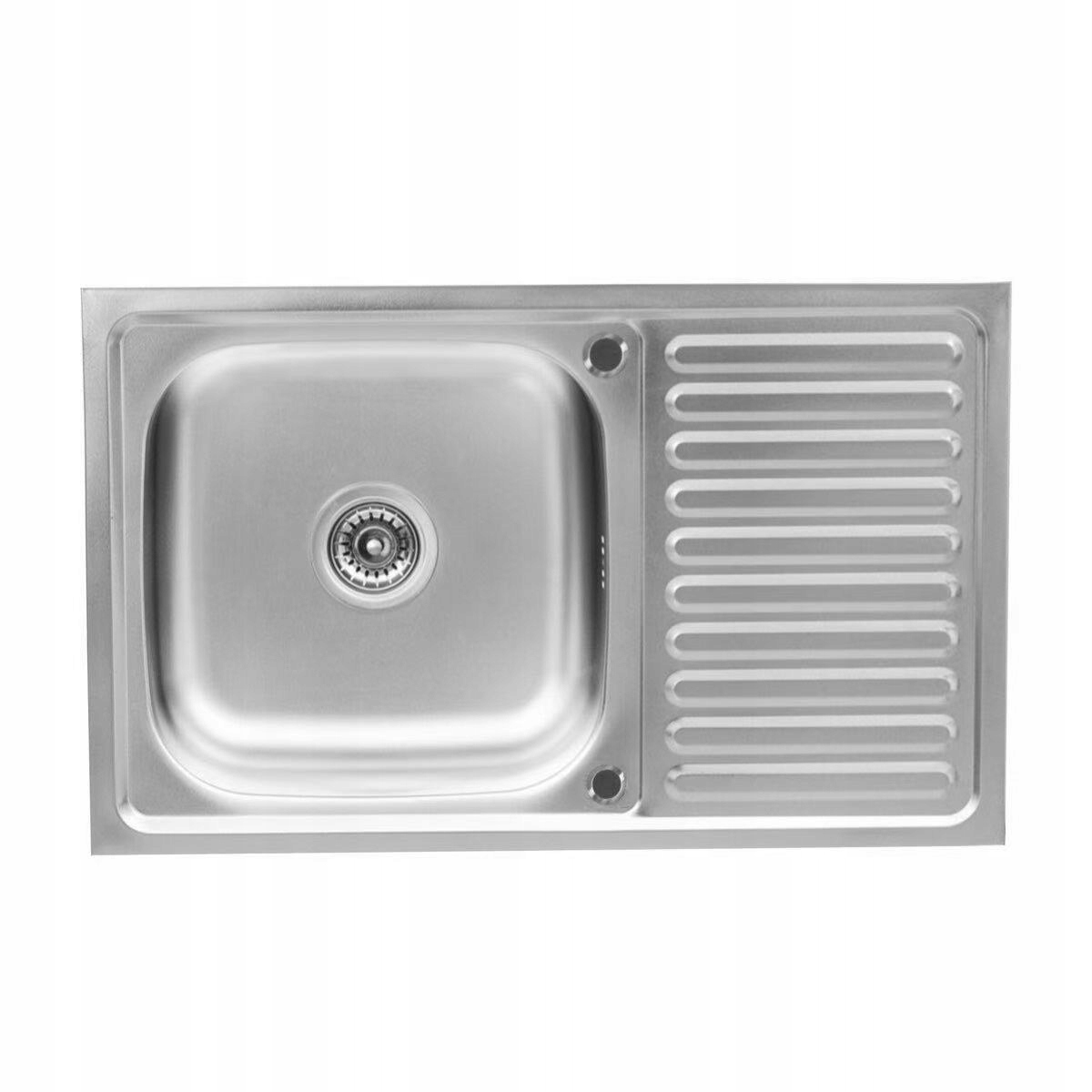 Jednokomorový nakladací drez 80 x 50 cm Mikrotextúra Melanstar