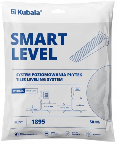 

Kubala Klin Kliny Do Poziomowania Płytek 50 szt.
