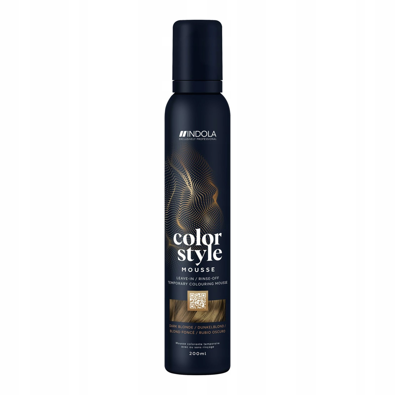 Indola Color Style Mousse 200 ML Tmavě Blond