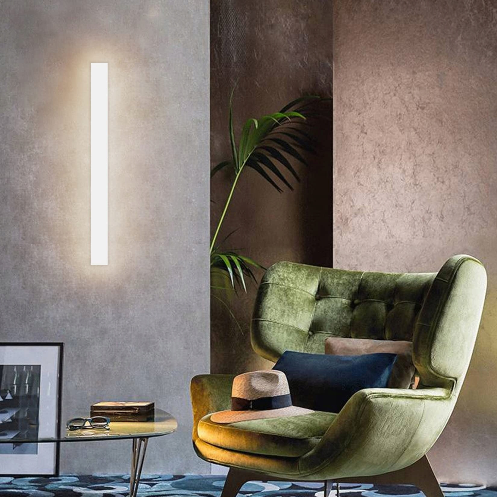 K-BRIGHT 20W Biała Wodoodporna LED Kinkiet IP65 60CM Ciepła Biel — miniatura 5